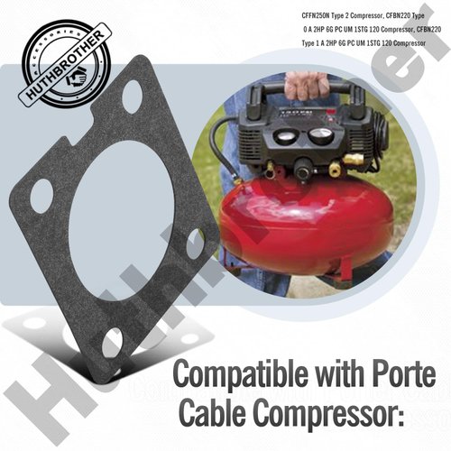 Huthbrother D30139 Air Compressor Graphite Gasket Compatible with Porter Cable KK-4949