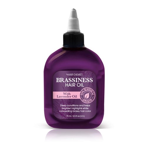 Hair Chemist Brassiness Hair Oil with Lavender Oil 2.5 ounce (4-Pack)