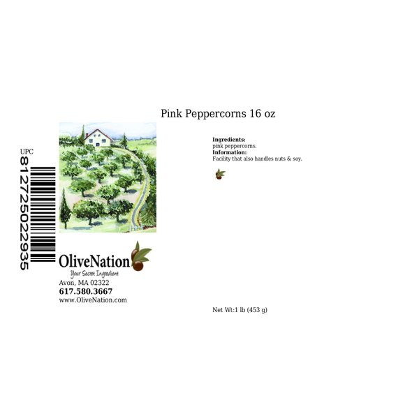 OliveNation Pink Peppercorns 16 oz.