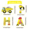 Construction Happy Birthday Banner, Cartoon Cute Construction Dump Truck Garland, Kids Vehicle Car Themed Birthday Decorations, Fun Wall Hanging Letter Bunting Party Supplies for Boys Adults