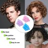 ZMD 36PCS Self Grip Small Hair Curlers, Heatless Roller with Comb Hair Roller for Blowout Salon Hairdressing Home Curlers DIY Hair Styles for Women Medium Short Thin Hair (0.8Inch)