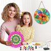 HAPMARS 2 Pack DIY Clock Making Kit, Childrens Painting Craft Activities Kit, DIY Wooden Art Craft for Kids, Craft Toys Gifts for 6, 7, 8, 9, 10, 11 & 12 Year Old Kids