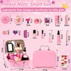 Kids Washable Makeup Girl Toys - Kids Makeup Kit for Girl, Real Make Up Set, Little Girls Makeup Kit for Toddler Kid Children Princess, Christmas Birthday Gift Toys for Girl 4 5 6 7 8 9 10 Year Old