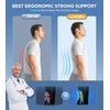 CAMRIER Back Brace for Lower Back Pain Relief with 3D Lumbar Pad, 6X Back Support Belt With Alternative Strips for Men/Women, Soft Breathable Mesh Fabric Lumbar Support for Herniated Disc, Sciatica