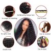 Beautymoon Water Wave Human Hair Bundles 100% Unprocessed Brazilian Wet and Wavy Hair Bundles 16 18 20 22 Inch Water Wave 4 Bundles Human Hair Extensions for Black Women…