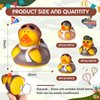 DEEKIN 50 Pcs 2 Inch Pilot Rubber Ducks Military Ducks Bathtub Toys Duck Cute Bath Toys Party Favor Baby Shower Birthday Party Gift Activity
