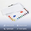 Mr. Pen Airtight 18-Well Watercolor Palette with 2 Mixing Areas and Lid - Folding Paint Tray