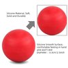 WOVTE Massage Lacrosse Ball for Sore Muscles, Shoulders, Neck, Back, Foot, Body, Deep Tissue, Trigger Point, Muscle Knots, Yoga and Myofascial Release (Red)