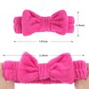 Jaciya Spa Makeup Headband 8 Packs Skincare Headband for Washing Face Spa Gifts for Women Bachelorette Party Favors Wedding Hair Accessories(Hot Pink)