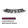 SYlashes False Eyelashes 15mm Faux Mink Lashes Fluffy Thick Crossed Soft Wispy Luxury Volume Fake Lashes 10 Pairs Pack