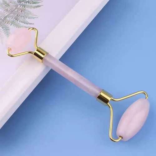 Gua Sha Facial Tool, Rose Quartz Gua Sha Tool for Face Sculpting, Shaping, Reduce Puffiness, Tension Relief, Gua Sha Massage Tool for Face, Body