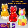 Goodyking Paint Your Own Cat Lamp Kit, DIY Halloween Crafts Gift Warm Light Cat, Painting Kit for Kids Ages 8-12, Arts & Crafts Kit, Room Decoration, Birthday Gifts for Girls Boys Ages 3 4 5 6 7 8 9+