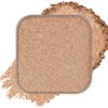 Magnetic Single Shimmer Champagne Eyeshadow with Metal Pan, Pressed Powder Eyeshadow Refill Pan, Pastel Highlight Shadow for Empty Magnetic Palette (Champagne Glow)