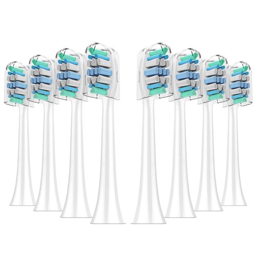 Toothbrush Replacement Heads Compatible with Philips Sonicare Electric Toothbrush, 8 Pack Electric Brush Head for 4100 5100 6100 HX9023 G2 (Pack of 8)
