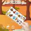 Zoo Temporary Tattoos (8 Sheets 97PCS) Jungles Party Decorations Supplies Favors Safari Animals Theme Birthday Cute Stickers Christmas Gifts for Boys Girls Class School Prizes Carnival