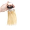 30 strands/set 100% Human Hair Color Swatches Testing Color Sample Rings for Human Hair Extensions and Salon Hairdressing Hair Dying Sample (Blonde)