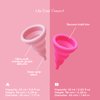 Intimina Lily Cup Compact - Small Menstrual Cup with Flat-fold Compact Design, Disposable Menstrual Cups, Period Cup Reusable (Size B)