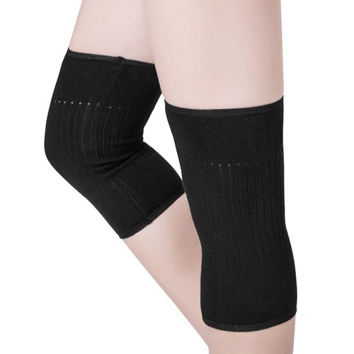 Men Women Cashmere Knee Braces Supports Leg Warmer Winter Warm Thermal Wool Cycling Ski Running Knee Brace Pad Thicken Knee Pads Sleeve Knee Warmers 1 Pair