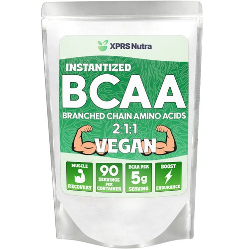 XPRS Nutra BCAA Powder - Amino Acids Supplement for Men - Unflavored BCAA Workout Supplements - Gym Supplements for Men - Amino Acids Supplement for Women for Gym Post Workout Recovery (1 Pound)