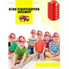 Cotiny 24 Pack Kids Firefighter Helmet Novelty Cosplay Hats for Kids Firefighter Party Halloween Costume Accessories