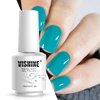 Vishine Nail Gel Polish, 15ml Soak Off Nail Gel Polish Nail Art Manicure Salon DIY at Home Long-lasting - Turquoise 0.5 OZ