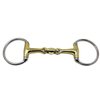 SS Brass Horse Tack Western English Eggbutt Snaffle Bit Oval Link 5" 35190B