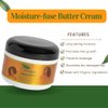 J'Organic Solutions Moisture Fuse Buttercream Daily Hair Moisturizer with Marshmallow Root & Avocado Oil - Boost Natural Shine, Lock-in Deep Moisture, and Promote Easy Manageability.