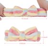 TDHDIKE Spa Headband Bow Facial Makeup Headband(9 Pcs),Soft Headband for Shower Washing Face, Extra Add 5 Gift Bags, Nice Gifts for Women Girls.