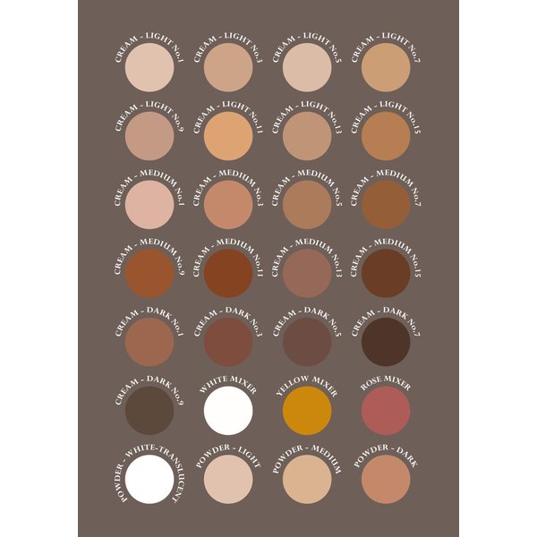 Keromask Mineral Finishing Powder (Medium) | 4 Shades