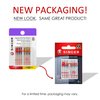 SINGER 04800 Universal Regular Point and Ball Point Sewing Machine Needle, Assorted Sizes, 8-Count