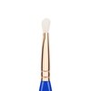 Bdellium Tools Professional Makeup Brush - Golden Triangle 765 Small Angled Shader - With All Vegan and Soft Synthetic Fibers, For Flawless, Professional Eye Shadow Application (Blue, 1pc)