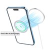 Universal Metal Rings Sticker,Wireless Charging Magsafe Accessories,Magsafe Ring Sticker for Phone Case,Magsafe Magnetic Ring for iPhone 15/14/13/12/11, Galaxy S23/S22/S21 (Blue 1pcs)