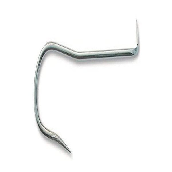 Mustad Gaff Hook, Barbless, Bent Back Shank W/Tapered Spike - 1