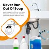 Never - MT - The Original Soap Dispenser Conversion Kit - Made in The USA - Kitchen Sink Extension Tube Kit - Never Fill The Little Bottle Again!