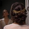 Andelaisi Boho Leaf Hair Comb Gold Leaf Bridal Hair Comb Barrette Olive Branch Hair Combs Headpiece Vintage Leaf Headpiece Comb for Women Bridesmaid Wedding Hair Accessories