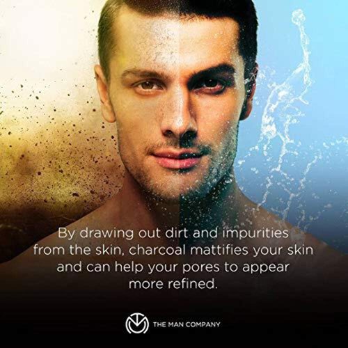 The Man Company Activated Charcoal Body Wash - 250ml | Anti Pollution Body Wash for Deep Pore Cleansing | Removes Dirt & Impurities | Acne Control Shower Gel