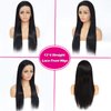 Lipai Hair Straight Lace Front Wigs Human Hair Pre Plucked 13x4 HD Transparent Lace Frontal Wigs Human Hair Natural Hairline 180% Density Glueless Brazilian Virgin Human Hair Wigs for Women 22 Inch