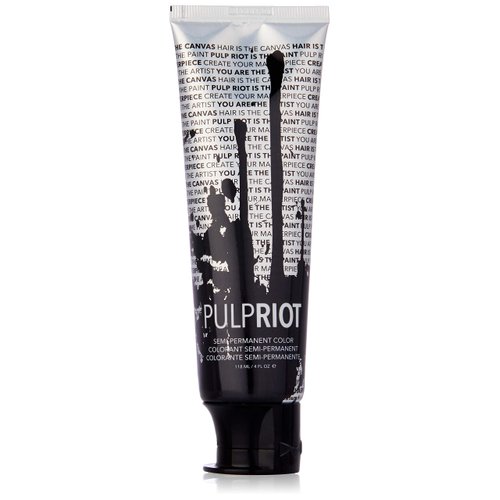Pulp Riot Semi-Permanent Hair Color for Unisex, Noir Black, 4 Ounce