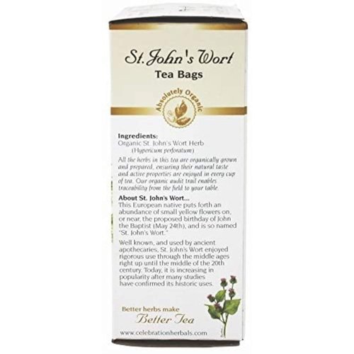 Celebration Herbals St John&#39;s Wort Tea Organic - 24 Herbal Tea Bags