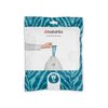 Brabantia PerfectFit Trash Bags (Size W/1.3 Gal) Thick Plastic Trash Can Liners with Drawstring Handles (40 Bags)