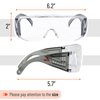 UNCO- Safety Goggles Over Glasses, Protective Goggles, Safety Goggles Anti Fog, Work, Safety Glasses Over Prescription