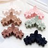 Ahoney 6PCS Flower Hair Clips for Women Strong Hold Nonslip, Big Flower Claw Clip for Thick Hair, Hawaiian Hibiscus Cute Flower Hair Clips Beach Hair Accessories for Women Girls (Neutral)