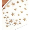 Rebel Tattoos Crystal Rhinestones Face Gems Jewels Stick on for Women Clear Drops and Stars Self-Adhesive Long Lasting Reusable Gems Stickers for Hairs Eye Body Nail-Festival Rave Party(Stars)