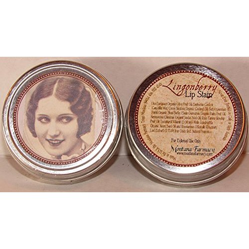 Old fashioned lingonberry lip stain
