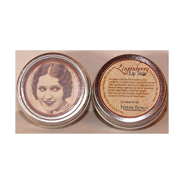 Old fashioned lingonberry lip stain