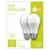 G E Lighting 32593 13W, A21 Soft White LED Light Bulb, 2 Count (Pack of 1)