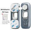 5 Pack Child Proof Refrigerator Lock, QYESWHSR Fridge Locks for Kids with Sticky Adhesive Pads, Child Safety Locks for Doors, RV Refrigerator, Oven Lock Child Safety Baby Cabinet Locks - Clear Updated