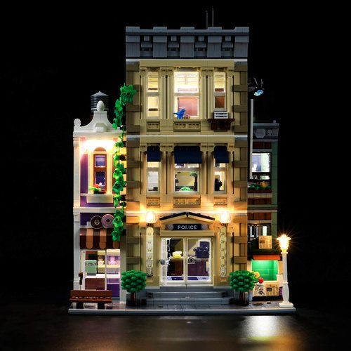Lightailing Light Set for (Creator Expert Police Station Building Blocks Model - Led Light kit Compatible with Lego 10278 (NOT Included The Model)
