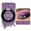 Afflano Sparkle Purple Glitter Eyeshadow One-Swipe Coverage, Diamond Lilac Purple Glitter Eyeshadow Palette Single, Pigmented Metallic Violet Eye Shadow Pallet for Girl Women Bold Eye Look, 7H