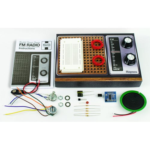 Haynes HRR1493 Retro Radio Construction Kit, Black